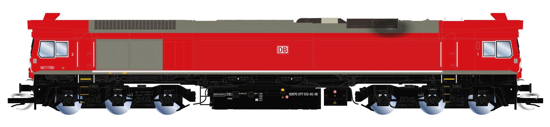 Arnold HN9070HM - Diesellok Class 77, DBAG, Ep.VI, DC-Sound