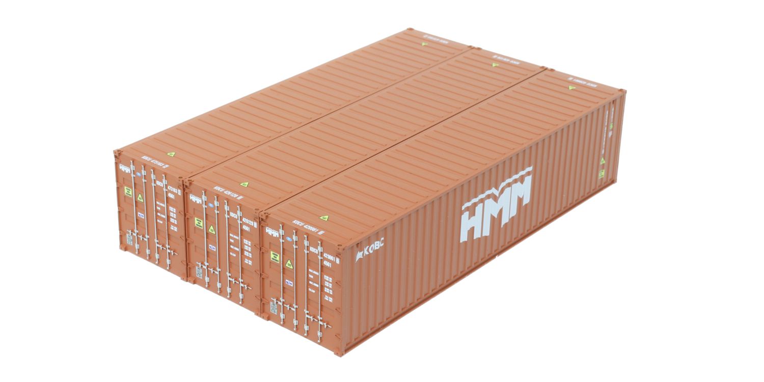 igra 98010036 - 3er Set Container 40' 'HMM'