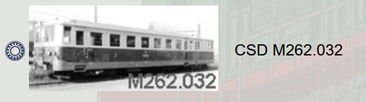 mtb H0CSDM262032 - Triebwagen M 262 032, CSD, Ep.IV