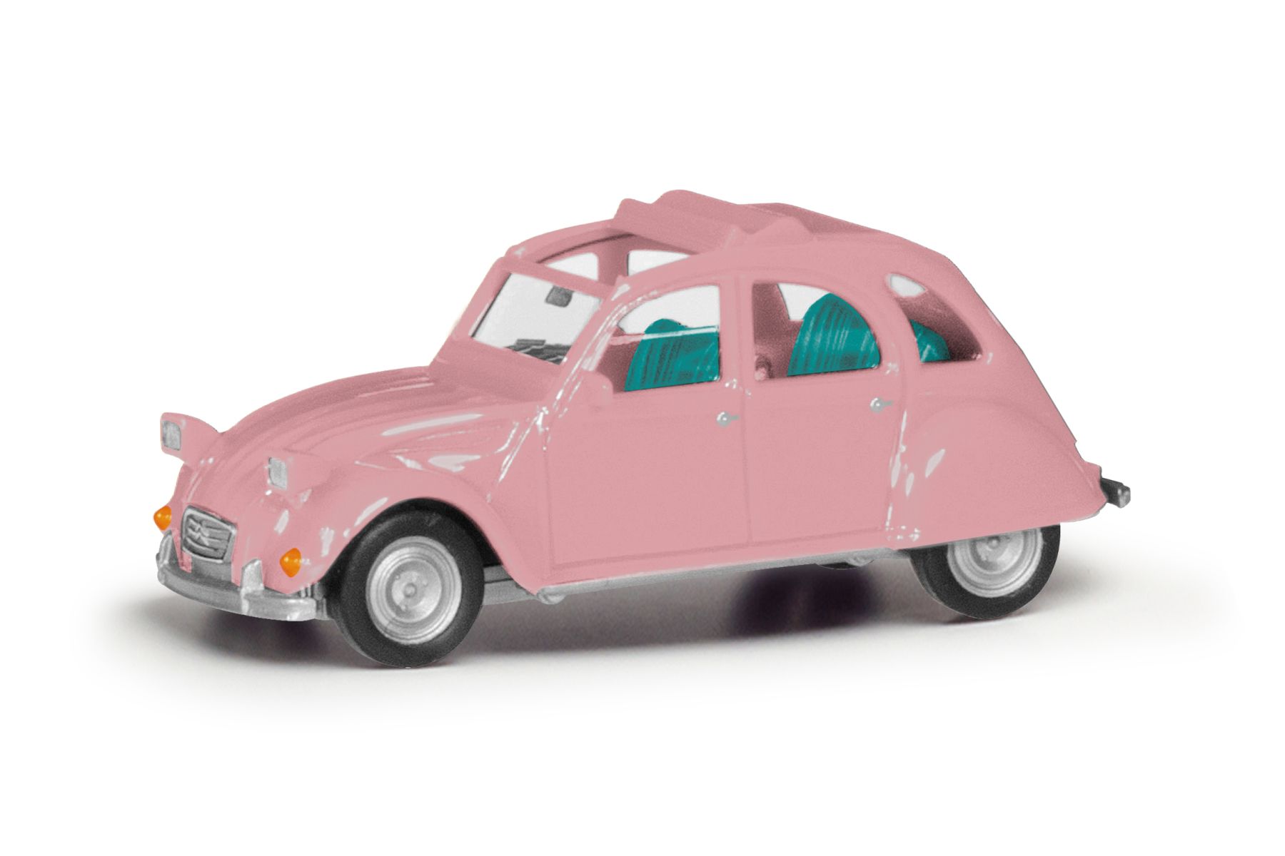 Herpa 020824-008 - Citroen 2CV offen, hellrosa