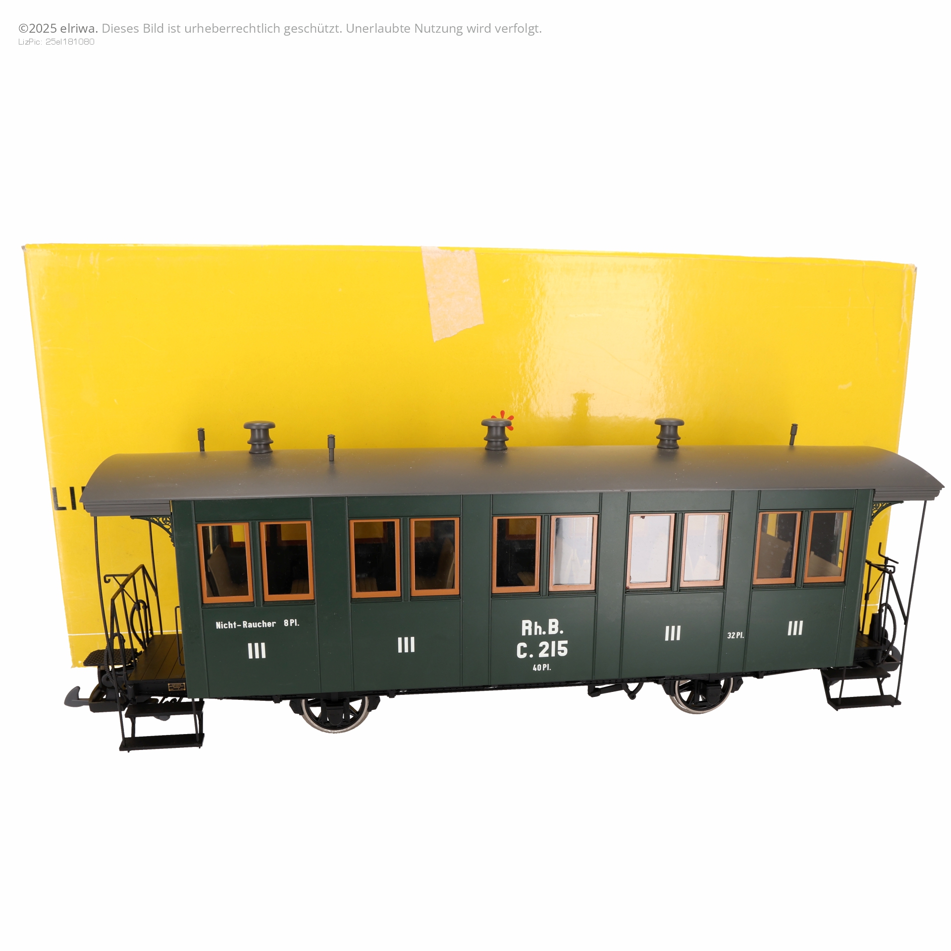 Brawa 15000-G - Personenwagen 1./2. Klasse A.B.21, RhB, beleuchtet