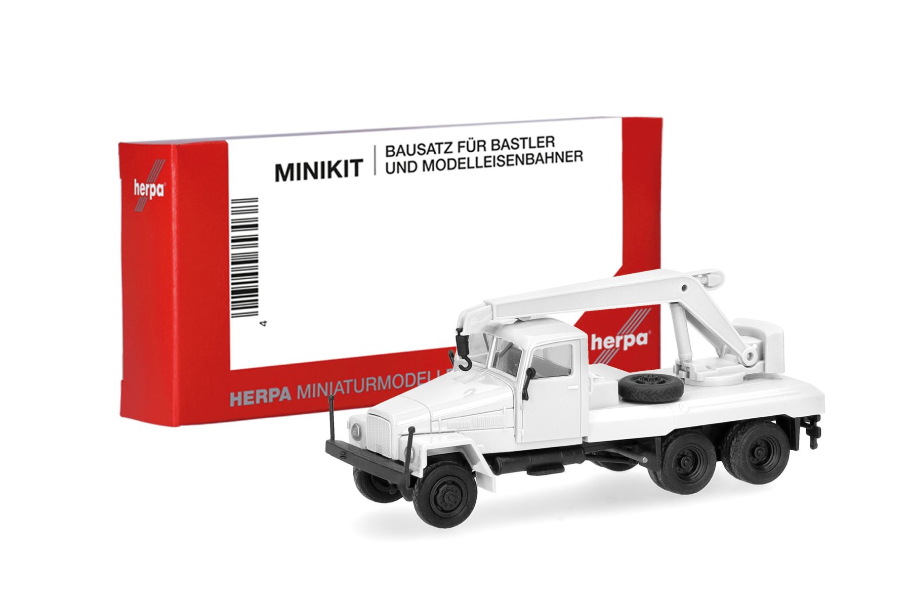 Herpa 014205 - MiniKit: IFA G5 Kran-LKW 3achs, weiß