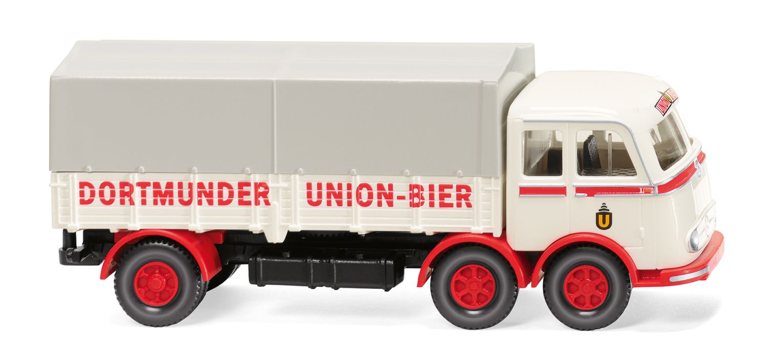 Wiking 042903 - Pritschen-Lkw (MB LP 333) 'Dortmunder Union'