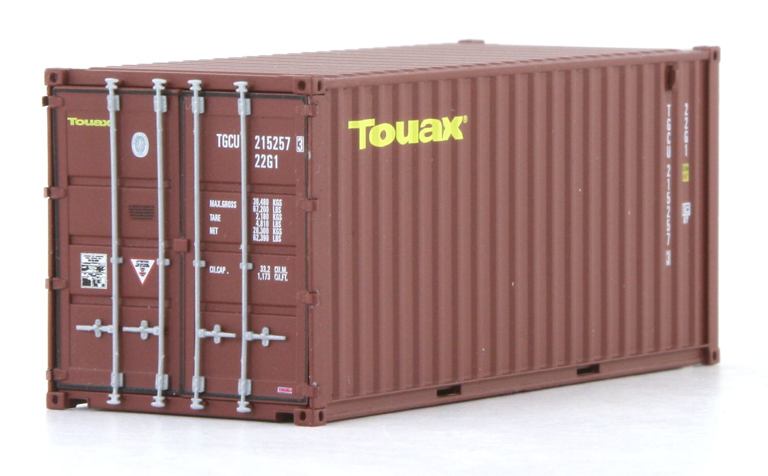 PT-Trains 820021 - Container 20' 'TOUAX, TGCU2152573