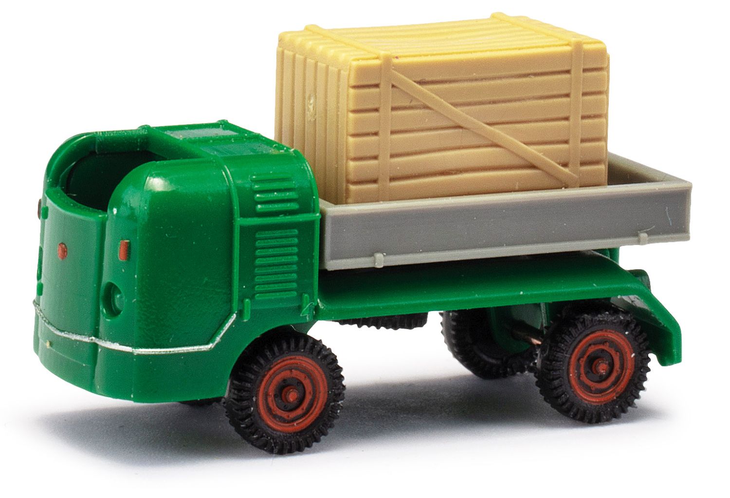 Busch 211003211 - Multicar M21 mit Holzkiste, grün