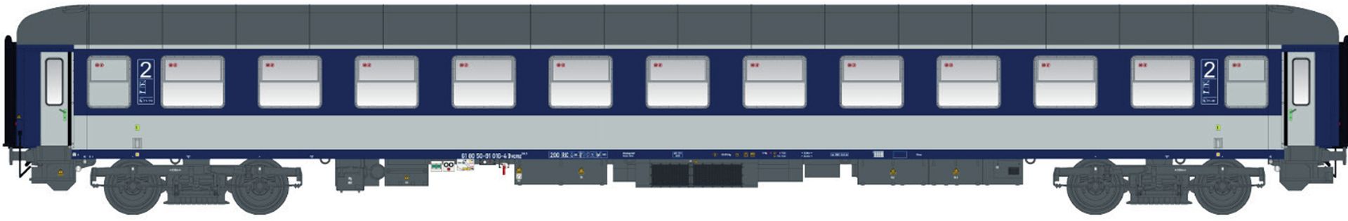 L.S. Models 46015 - Liegewagen Bvcmz 248.5, RG, ohne Jan Kiepura Logo, Ep.V