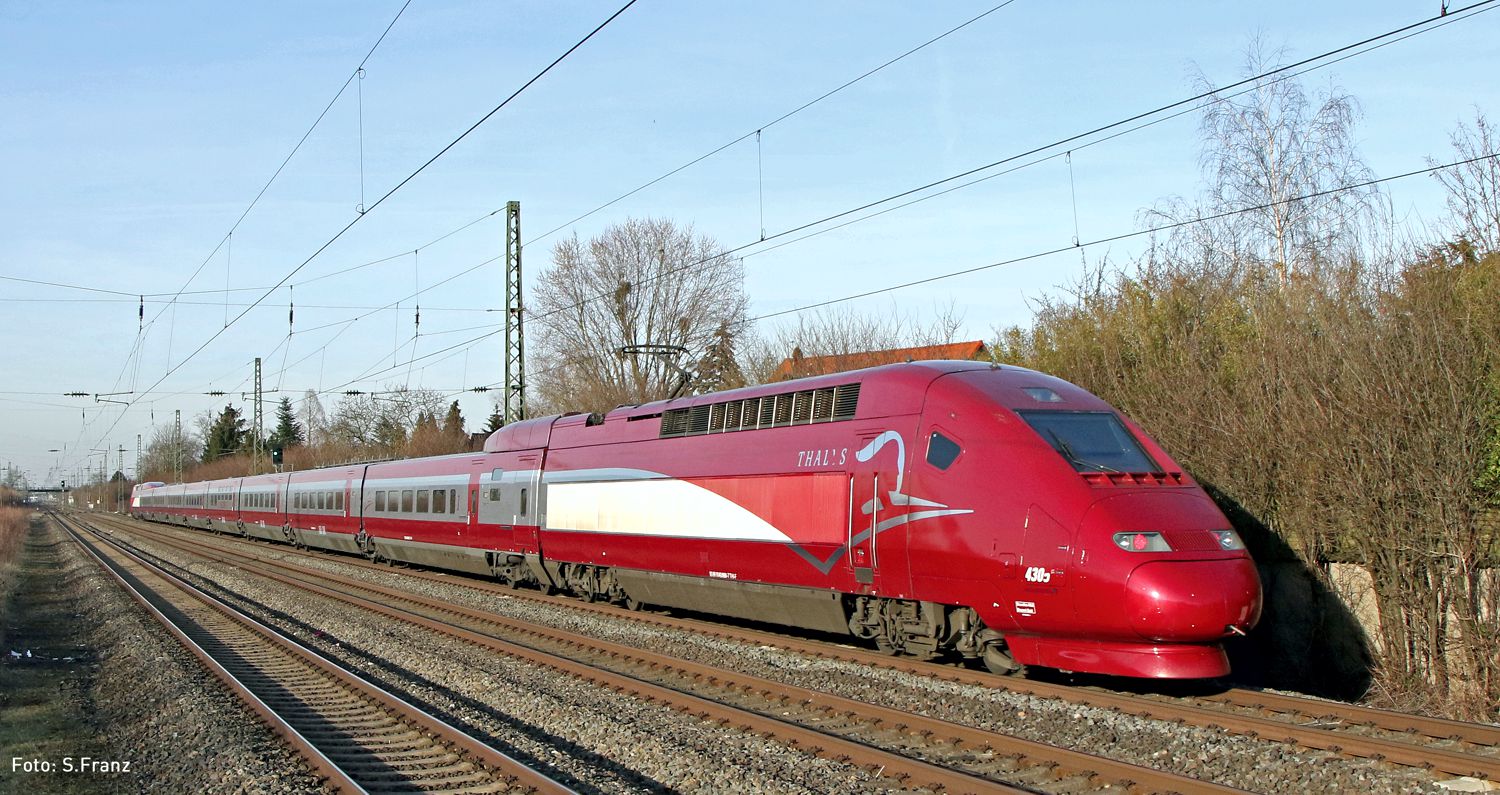 Kato-Lemke K101658 - Triebzug TGV Thalys PBKA, 10-teilig, SNCF-SNCB, Ep.VI