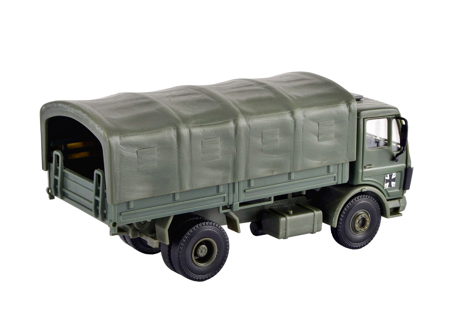 Kibri 18051 - Bundeswehr LKW MB 1017/1017A Pritschenwagen, 2 Stück