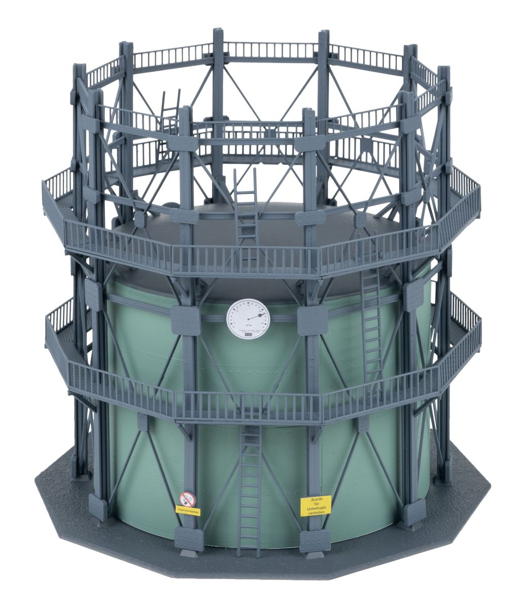 Faller 130157 - Gasometer mit Rohrleitungen