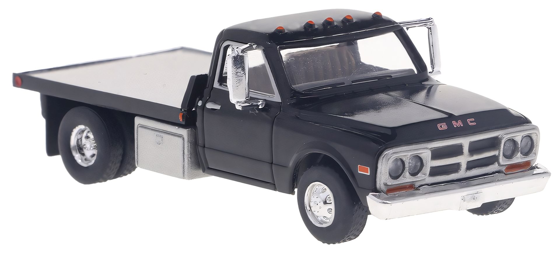 Brekina 19669 - GMC Sierra Grande platform truck, black