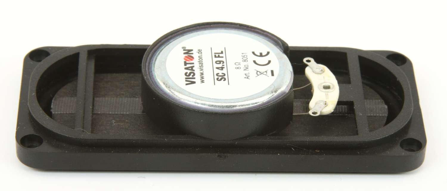Zimo LSSC49 - Lautsprecher VISATON SC4.9, 90 x 40 x 14 mm, 8 Ohm, 4 W, Holzmembran