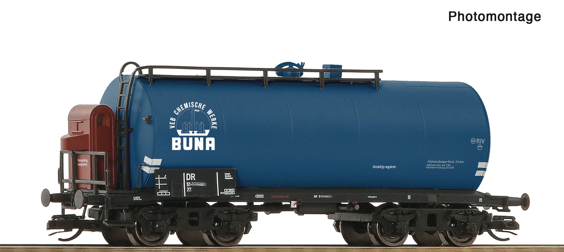 Roco 6680038 - Kesselwagen, DR, Ep.III 'BUNA'