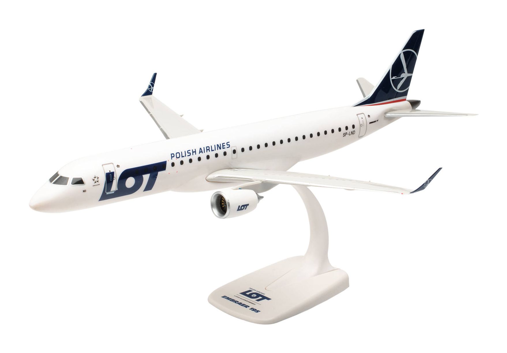 Herpa 613989 - LOT Polish Airlines Embraer E195 - SP-LND Herpa 613989 - LOT Polish Airlines Embraer E195 - SP-LND