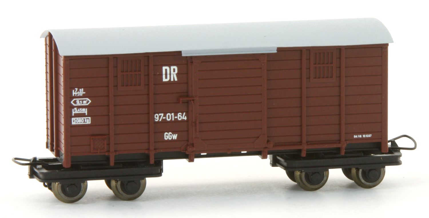 Roco 34622-A22 - Gedeckter Güterwagen, DR, Ep.III-VI