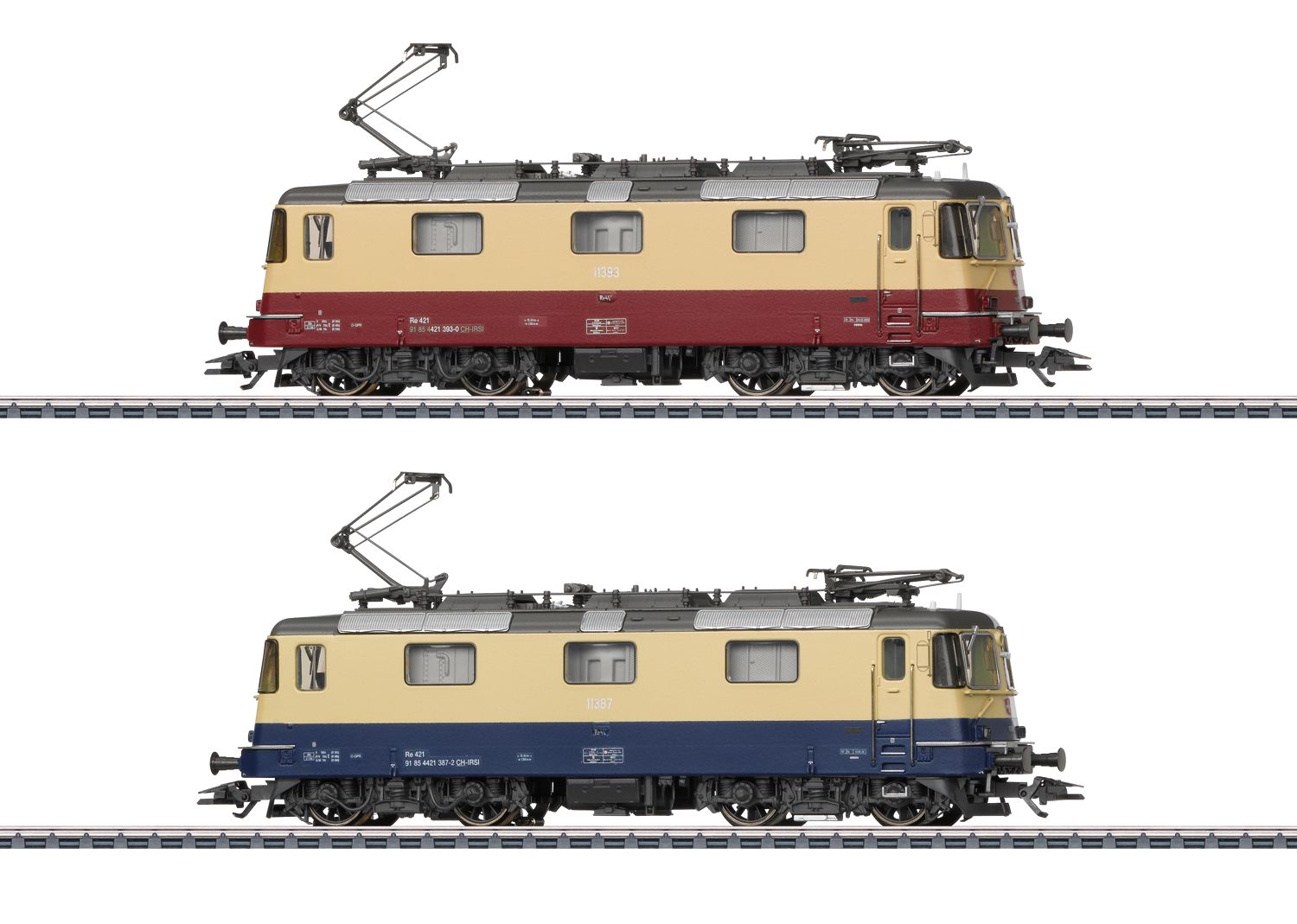 Märklin 37300 - 2er Set E-Lok Re 421, SBB, Ep.VI, MFX+-Sound