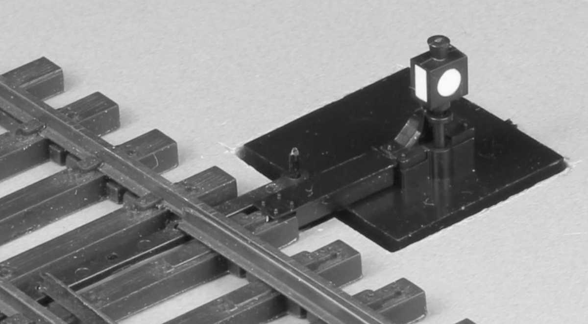 MMC 132303 - Weichenlaterne beleuchtbar, Weiche rechts, Montage links, 1 Stück