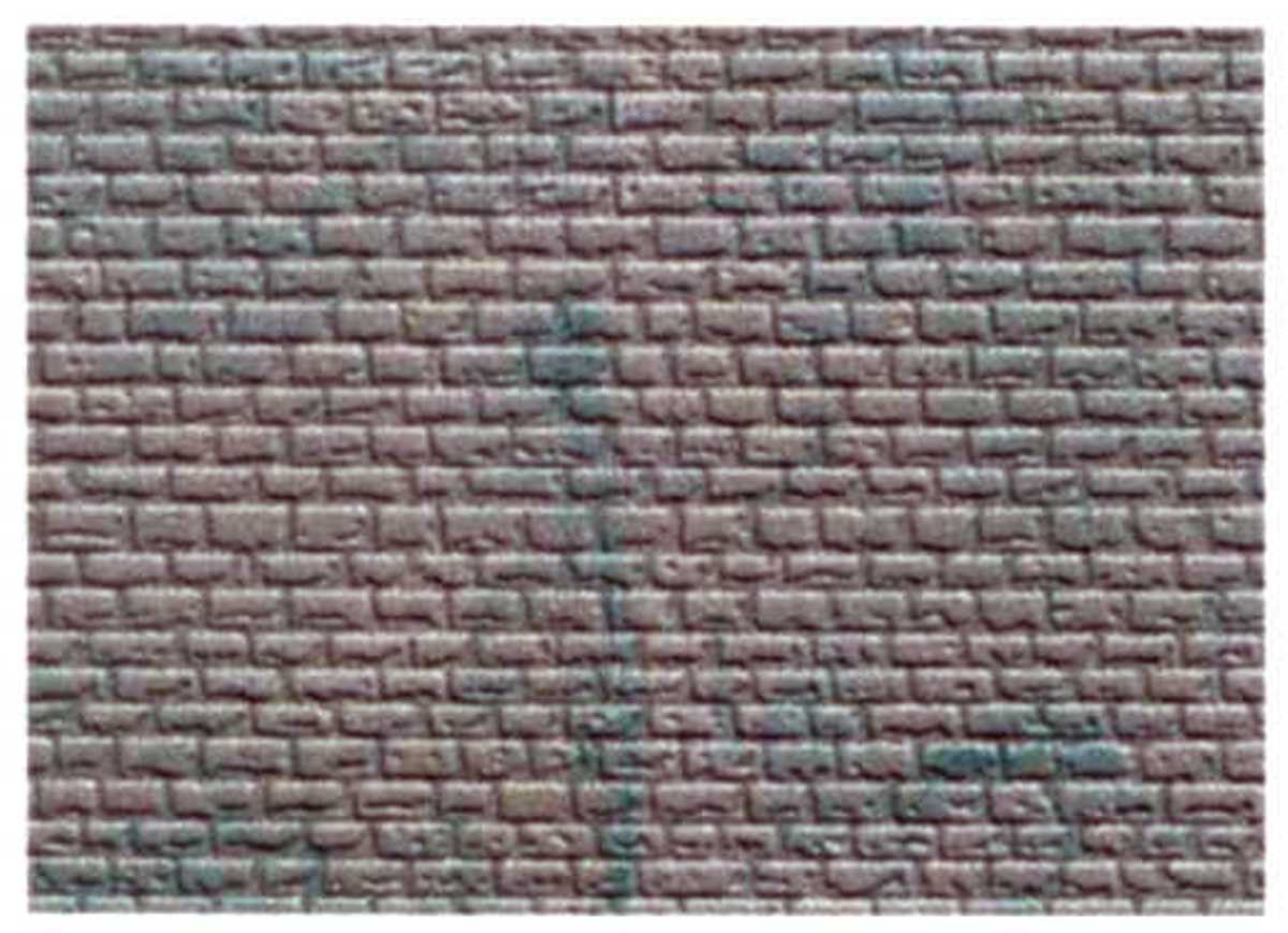 Kibri 36910 - Mauerplatte, regelmäßig mit Abdecksteinen, 10 x 15 cm