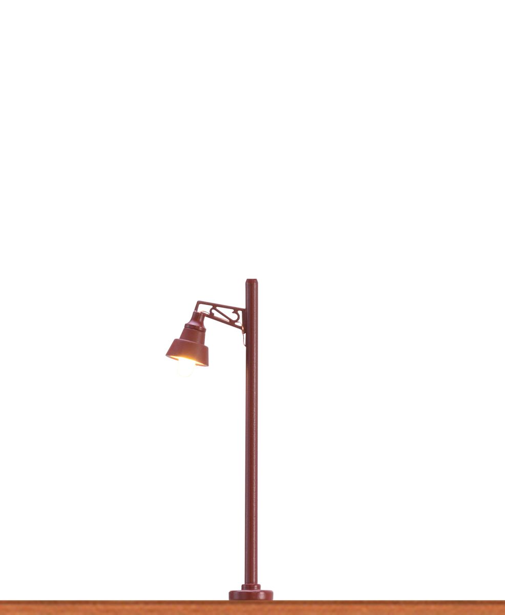 Brawa 83040 - Holzmastleuchte mit Stecksockel und LED, H= 50mm