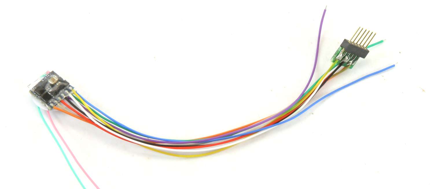 ESU 59816 - LokPilot 5 micro Decoder, DCC/MM/SX, 6-polig an Kabel, NEM651