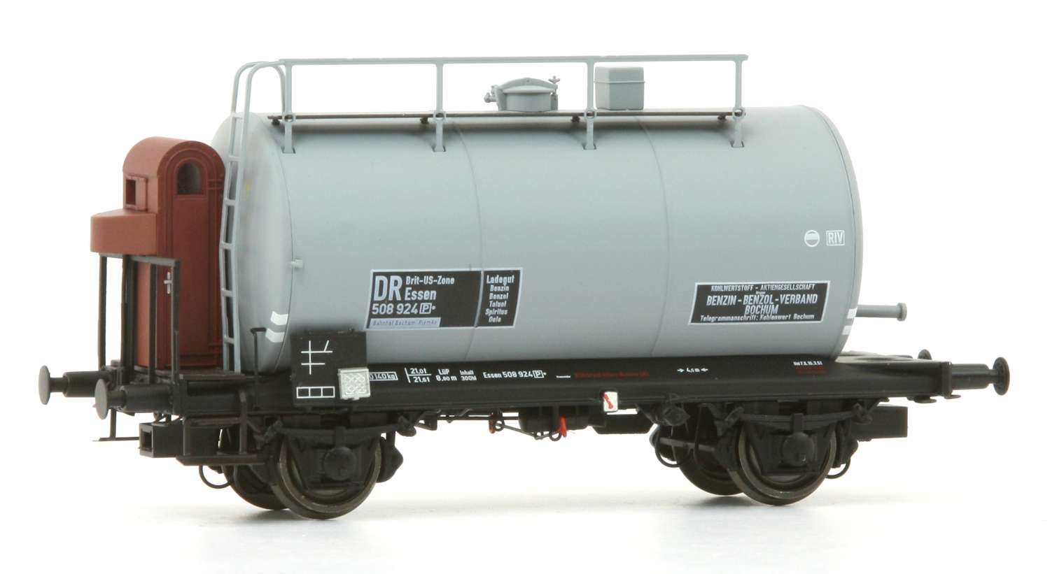 Exact-Train EX20600 - Kesselwagen Ba. Uerdingen, DR Brit.US Zone, Ep.III 'Benzin-Benzol-Vertrieb'