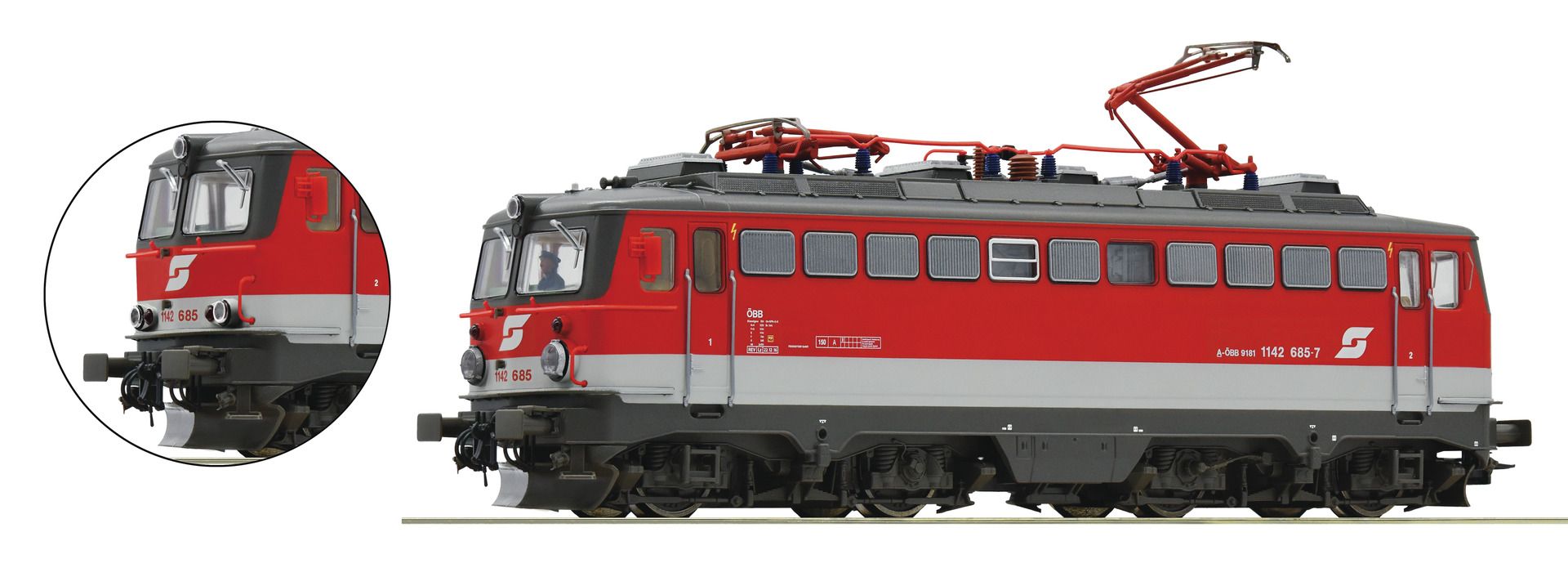 Roco 70604 - E-Lok 1142 685-5, ÖBB, Ep.VI