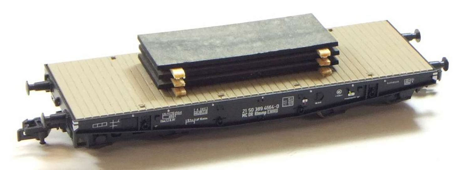 Engl 400016 - Stahlplatten 4, rostig, 40 x 22 mm, 1:120