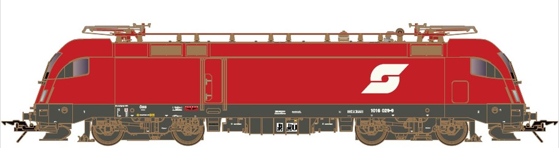 Lenz 40311-04 - Elektrolok 'Taurus' 1016 029-9, ÖBB, Ep.V 'Pflatsch'