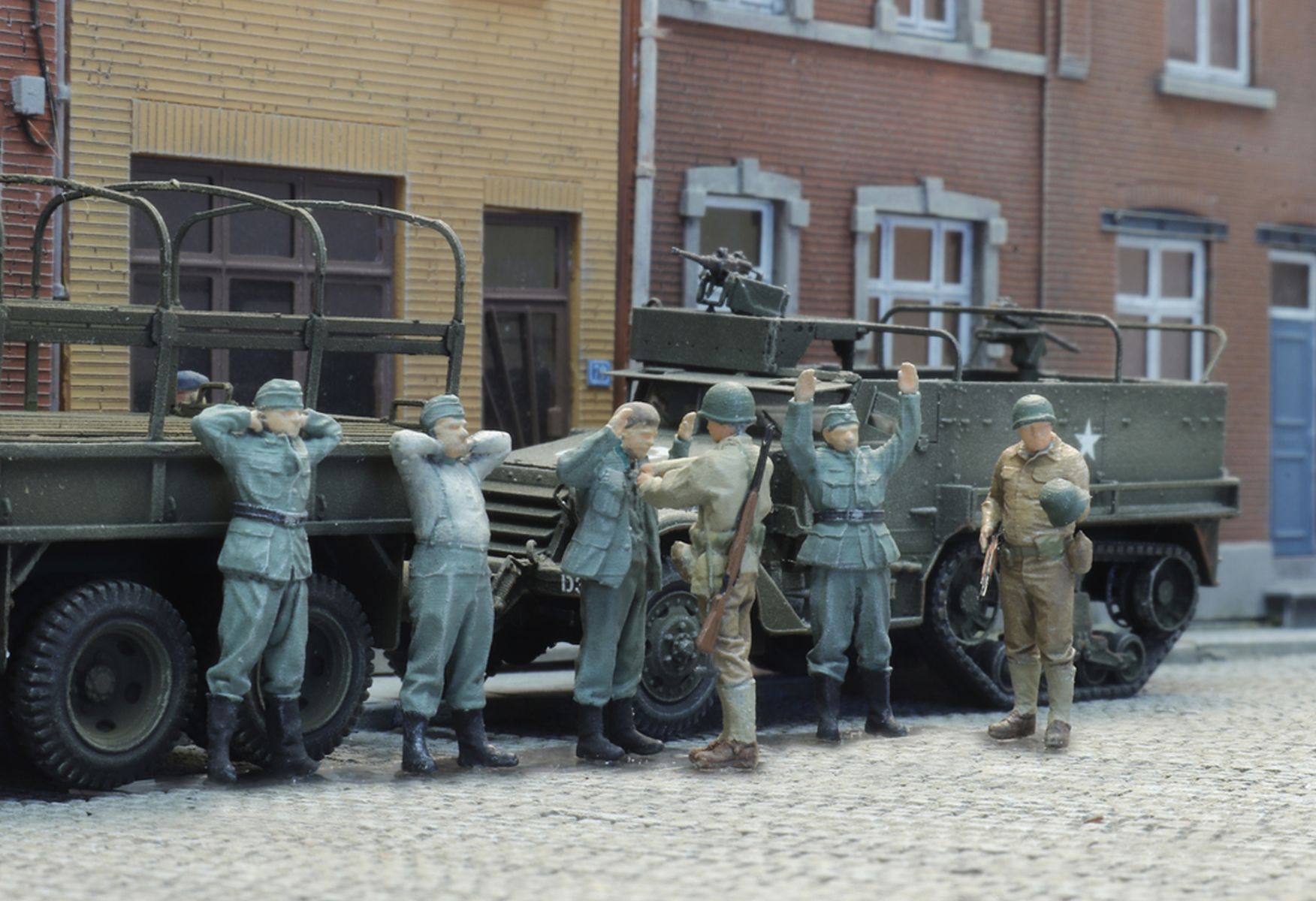 Artitec 5870054 - Wehrmacht-Kriegsgefangene + Amerikanische Soldaten (6x)