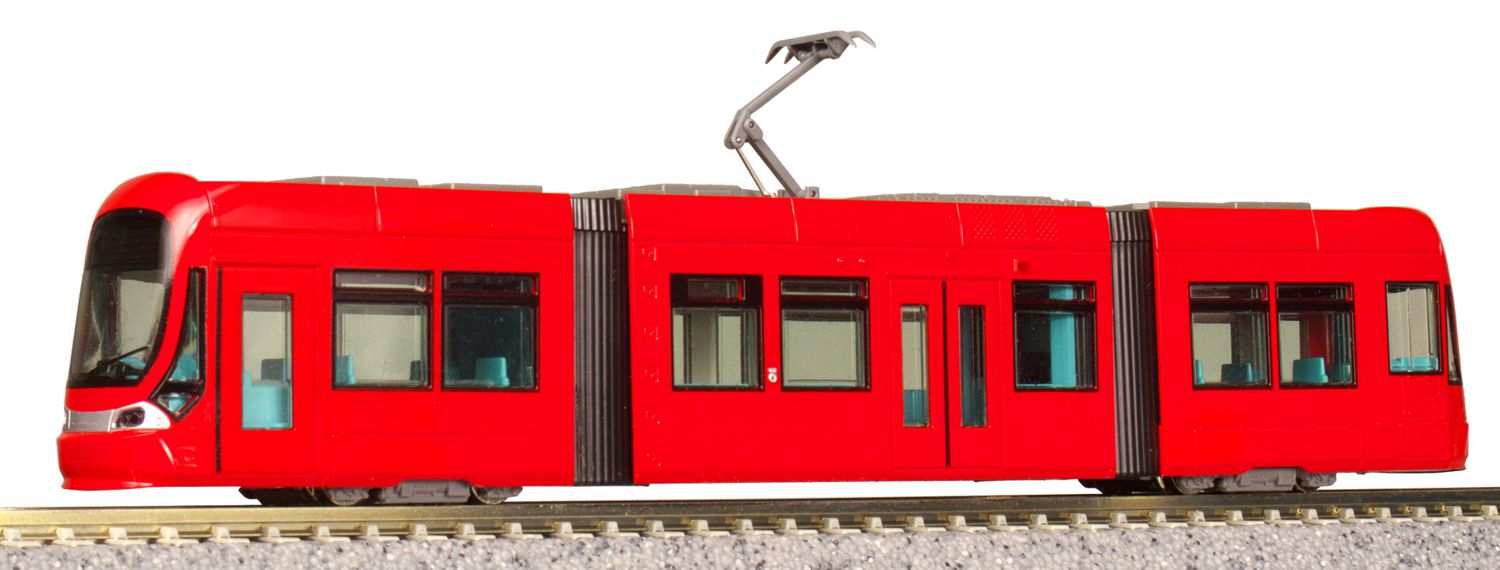 Kato-Lemke K14805-2 - moderne Straßenbahn, rot, Ep.V-VI