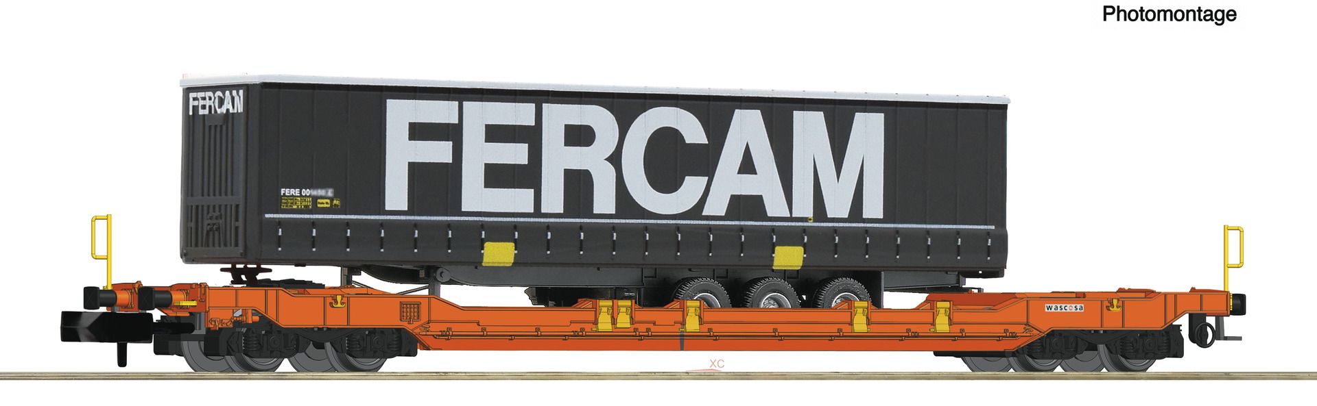 Fleischmann 6660040 - Taschenwagen Sdgnss/T5, Wascosa, Ep.V-VI 'FERCAM'