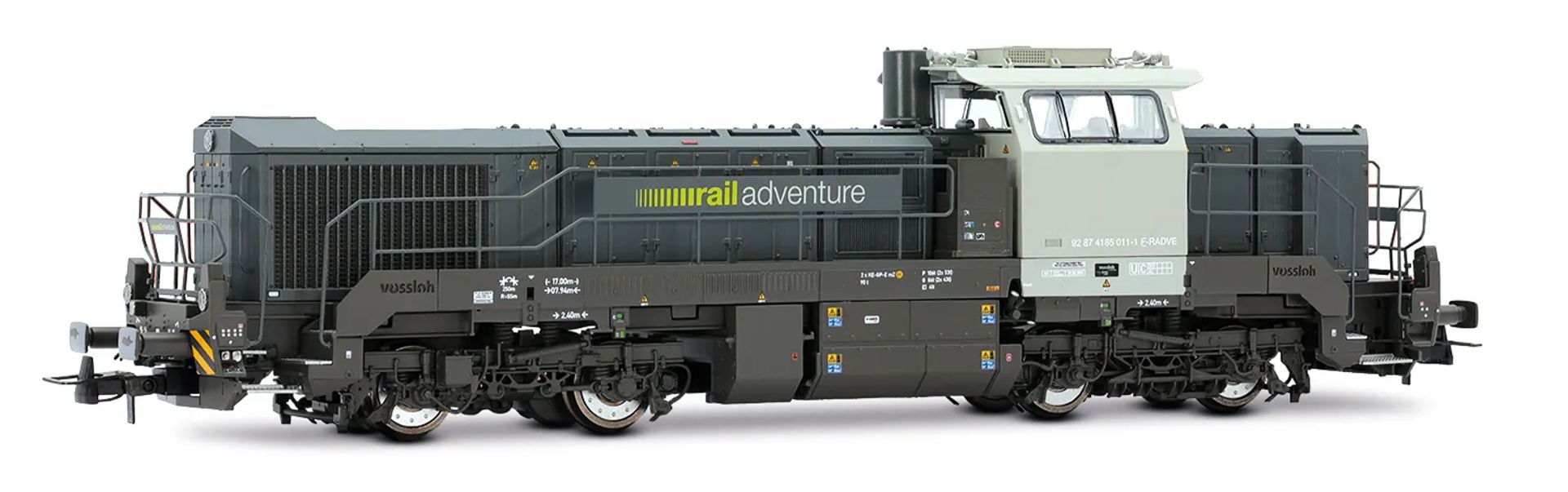 Rivarossi HR2921S - Diesellok DE 18, RailAdventure, Ep.VI, DC-Sound