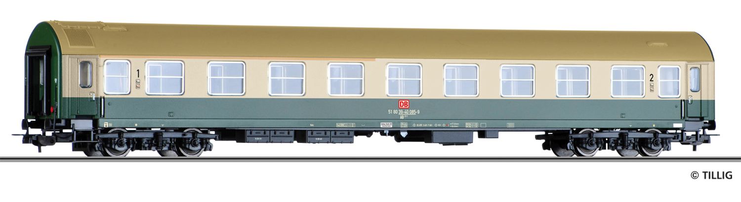 Tillig 74948 - Personenwagen Typ Y, 1./2. Klasse, DBAG, Ep.V