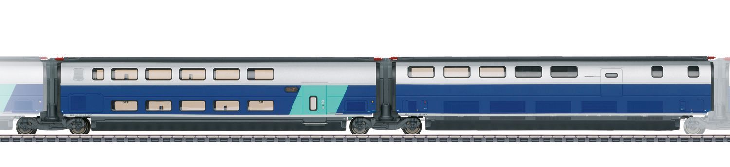 Märklin 43443 - 2er Set Ergänzungswagen TGV Euroduplex, SNCF, Ep.VI, Set 3