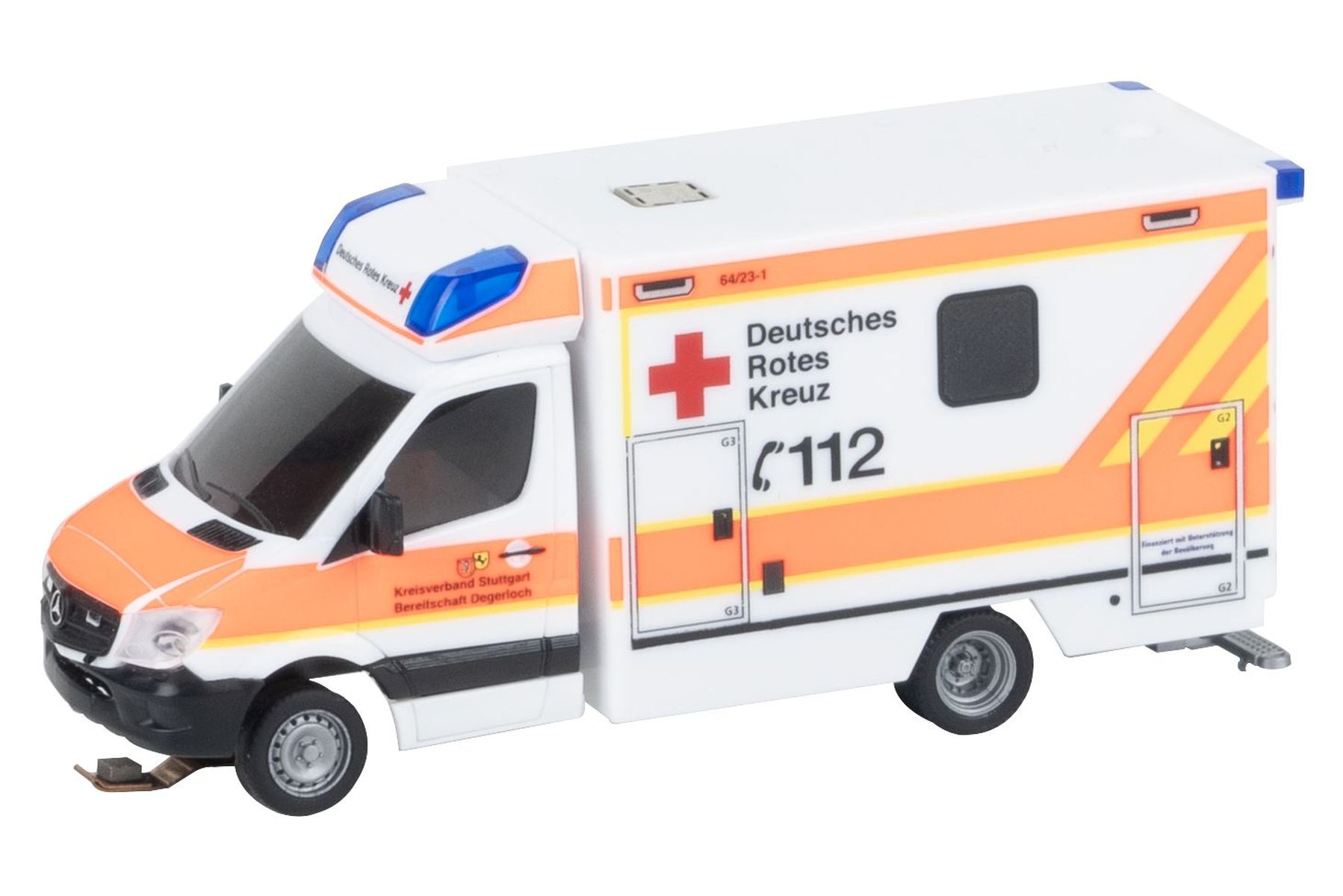 Faller 161321 - Car System Digital MB Sprinter Rettungswagen DRK (HERPA)