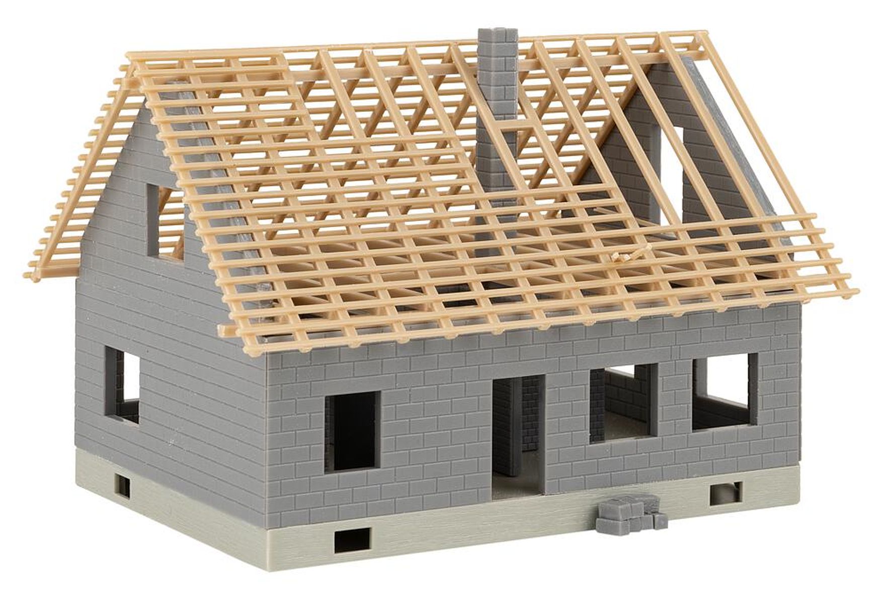 Faller 130658 - Haus im Bau mit Kran Faller 130658 - Haus im Bau mit Kran