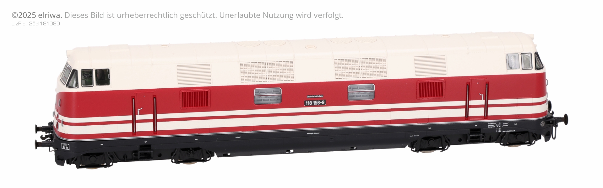 Roco 7300077 - Diesellok 118 156-9, DR, Ep.IV, mit zwei Streifen Roco 7300077 - Diesellok 118 156-9, DR, Ep.IV, mit zwei Streifen