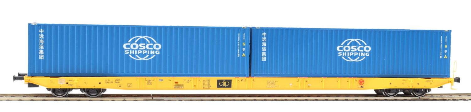 igra 96010054 - Containertragwagen Sggnss, Clip, Ep.VI 'Cosco'