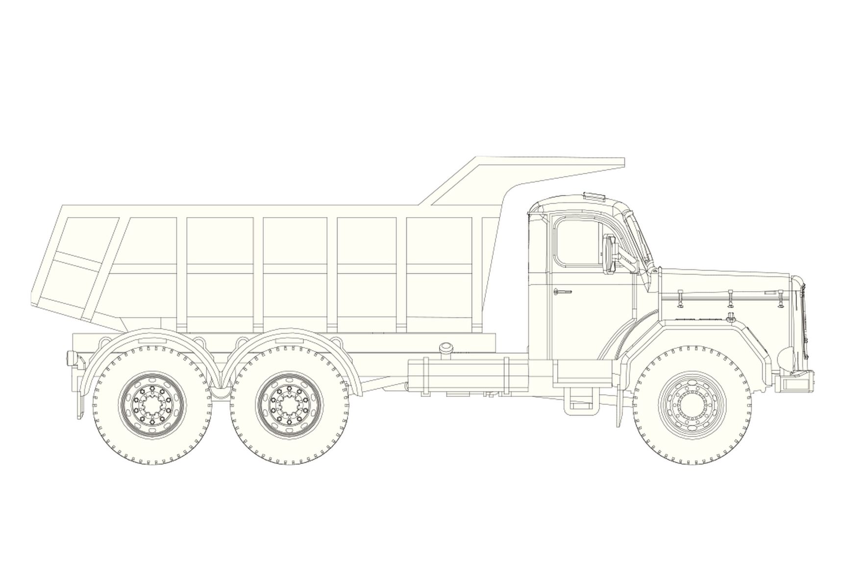 Brekina 10225 - Sortiment zum Bau eines Magirus Jupiter Kipper Brekina 10225 - Sortiment zum Bau eines Magirus Jupiter Kipper