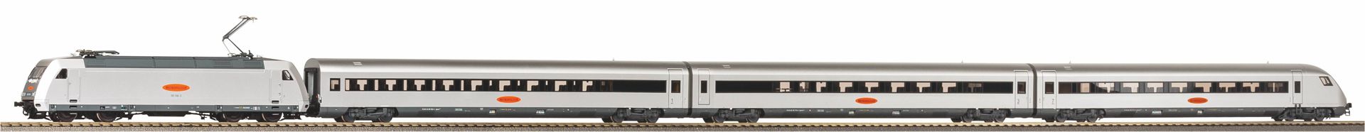 Piko 58150 - Zugset mit BR 101 und Personenwagen 'Metropolitan', DBAG, Ep.V