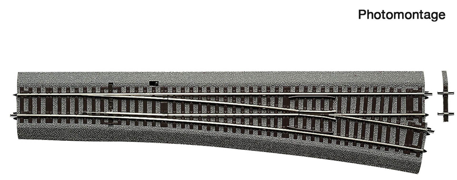 Roco 42583 - RocoLine mit Bettung Weiche rechts Wr10