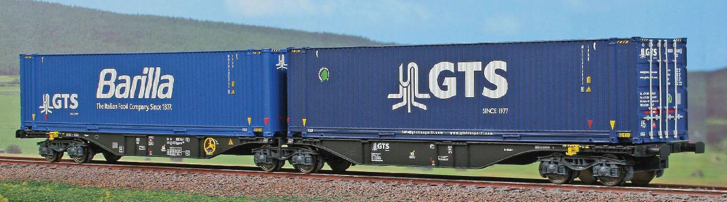 ACME AC 40299 - Containertragwagen Sggmrss, GTS, Ep.VI 'Barilla'
