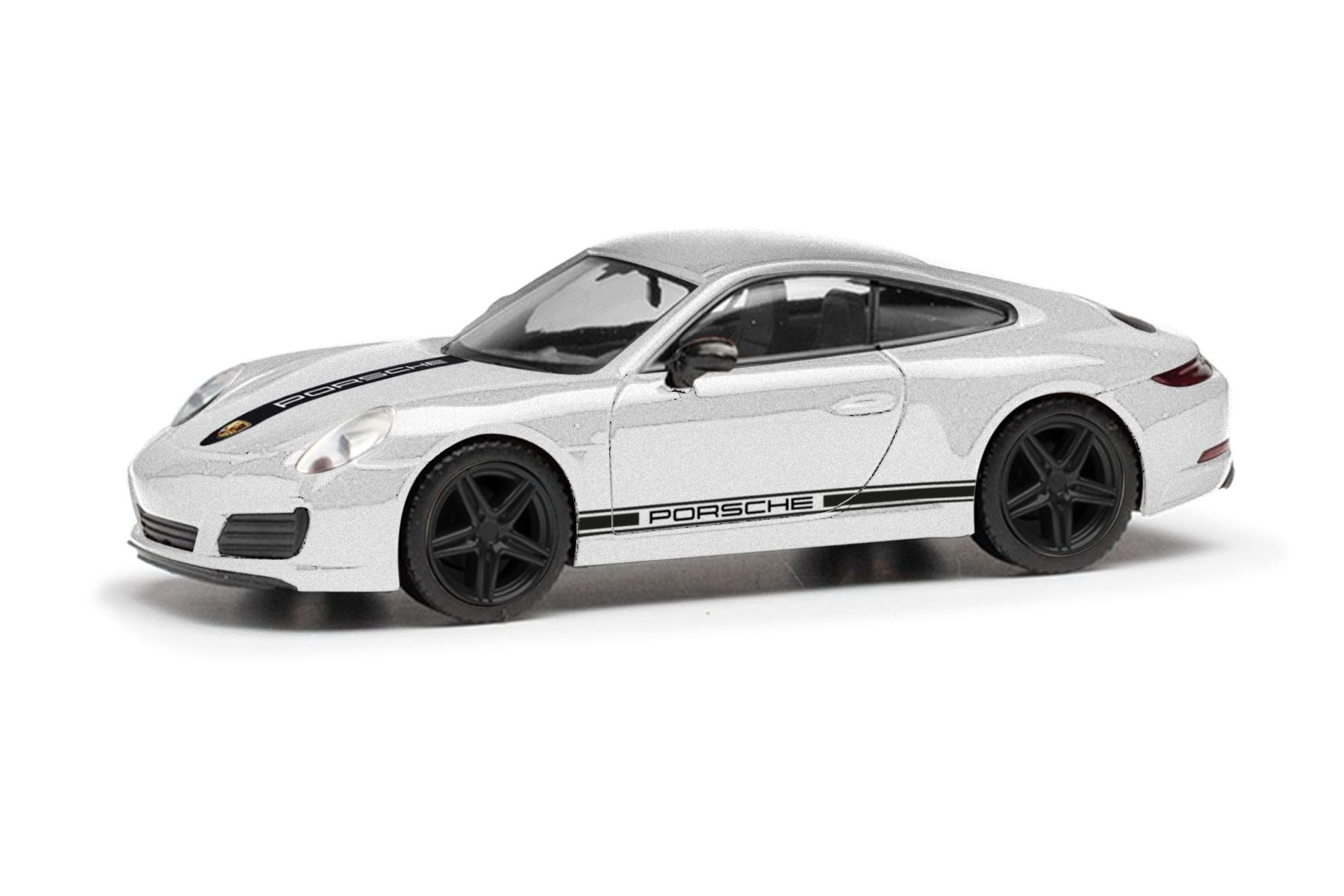 Herpa 430418 - Porsche 911 (991) Carrera 4 S, silber