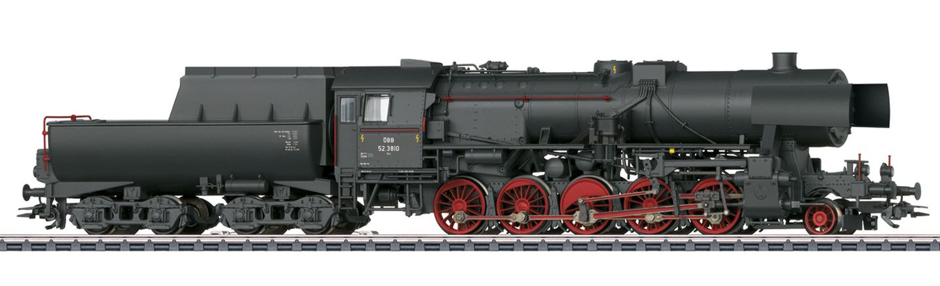 Märklin 39533 - Dampflok 52 3810 Wannentender, ÖBB, Ep.III, MFX+-Sound