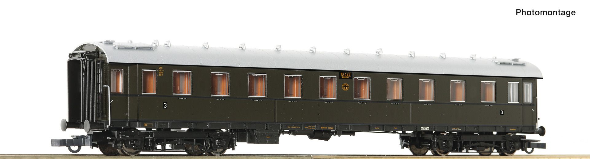Roco 6200138 - Personenwagen C4ü-28, 3. Klasse, DRG, Ep.II