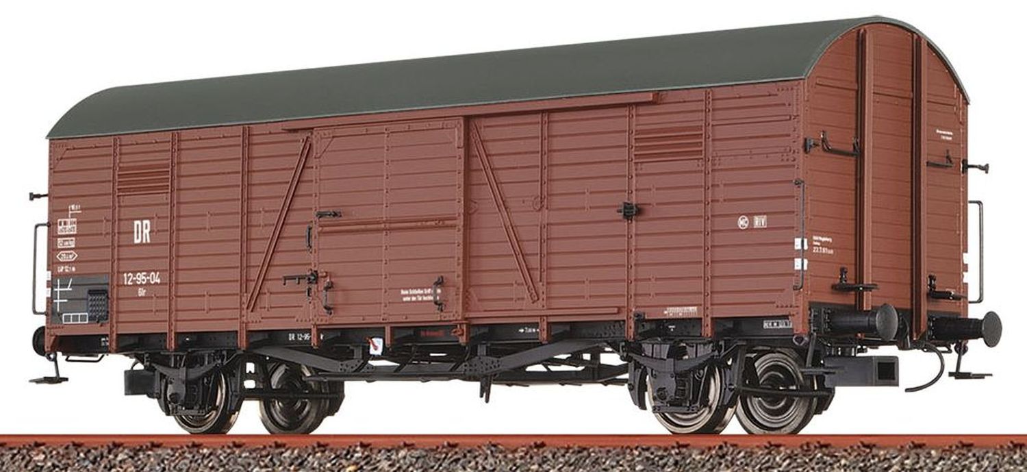 Brawa 50456-A24 - Gedeckter Güterwagen Glr 22, DR, Ep.III