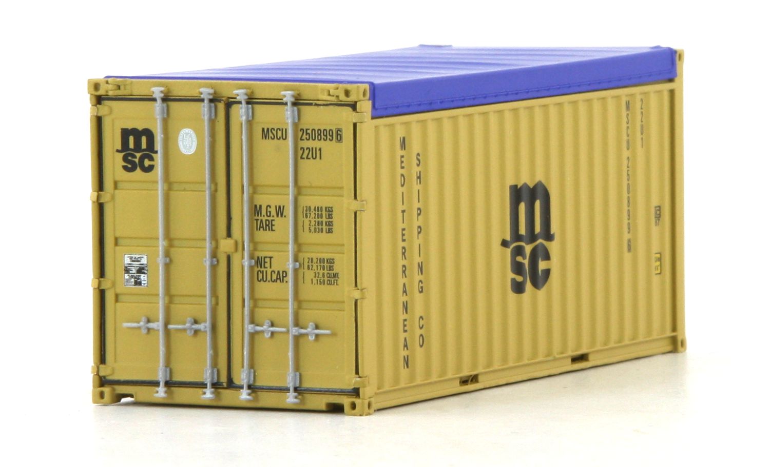 PT-Trains 820501.1 - Container 20' 'msc', MSCU2508996
