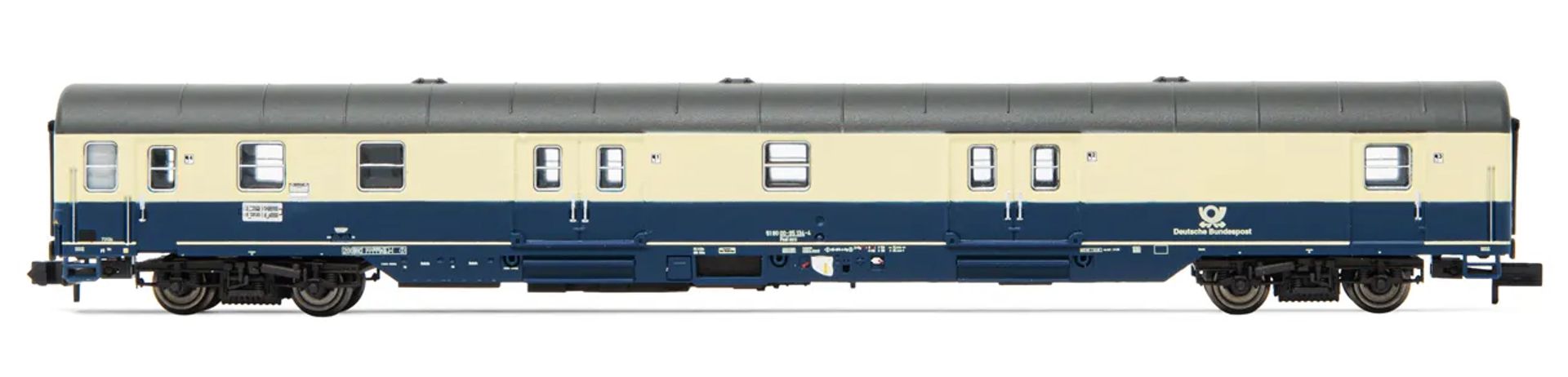 Arnold HN4418 - 2er Set Postwagen Post-mrz, DBP, Ep.IV, blau-beige