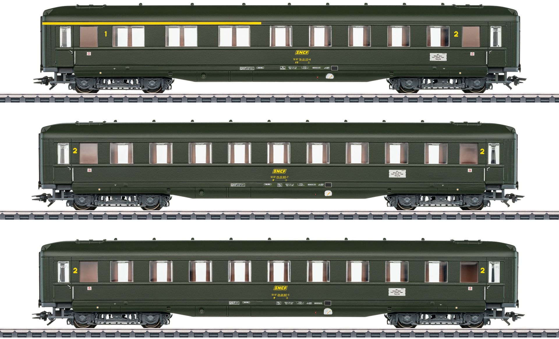 Märklin 43230 - 3er Set Personenwagen, SNCF, Ep.IV