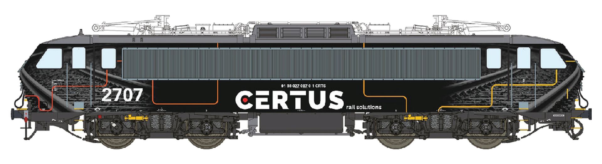 L.S. Models LS12057DCS - E-Lok HLE 27, 2707, CERTUS, Ep.VI, DC-Sound L.S. Models LS12057DCS - E-Lok HLE 27, 2707, CERTUS, Ep.VI, DC-Sound