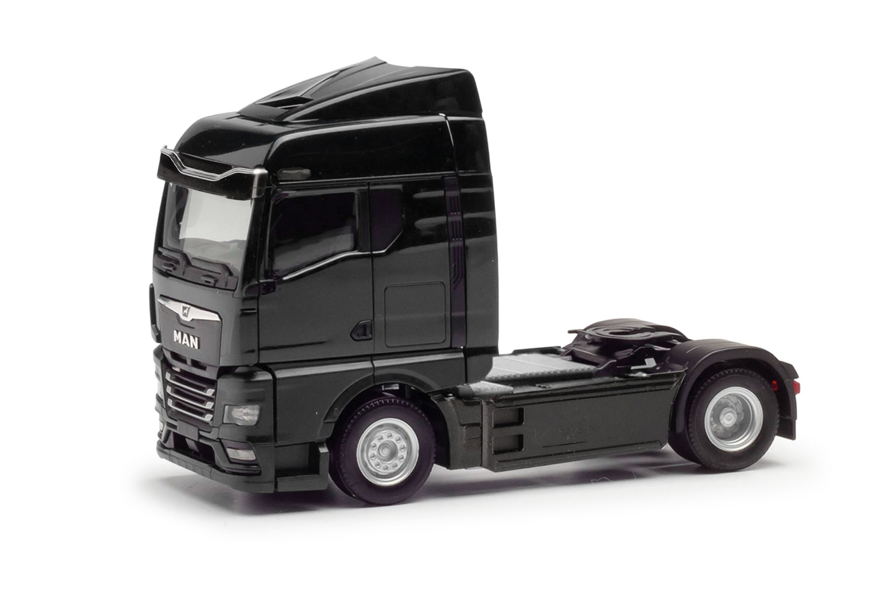 Herpa 320245 - MAN eTGX GM Zugmaschine 2achs, schwarz Herpa 320245 - MAN eTGX GM Zugmaschine 2achs, schwarz